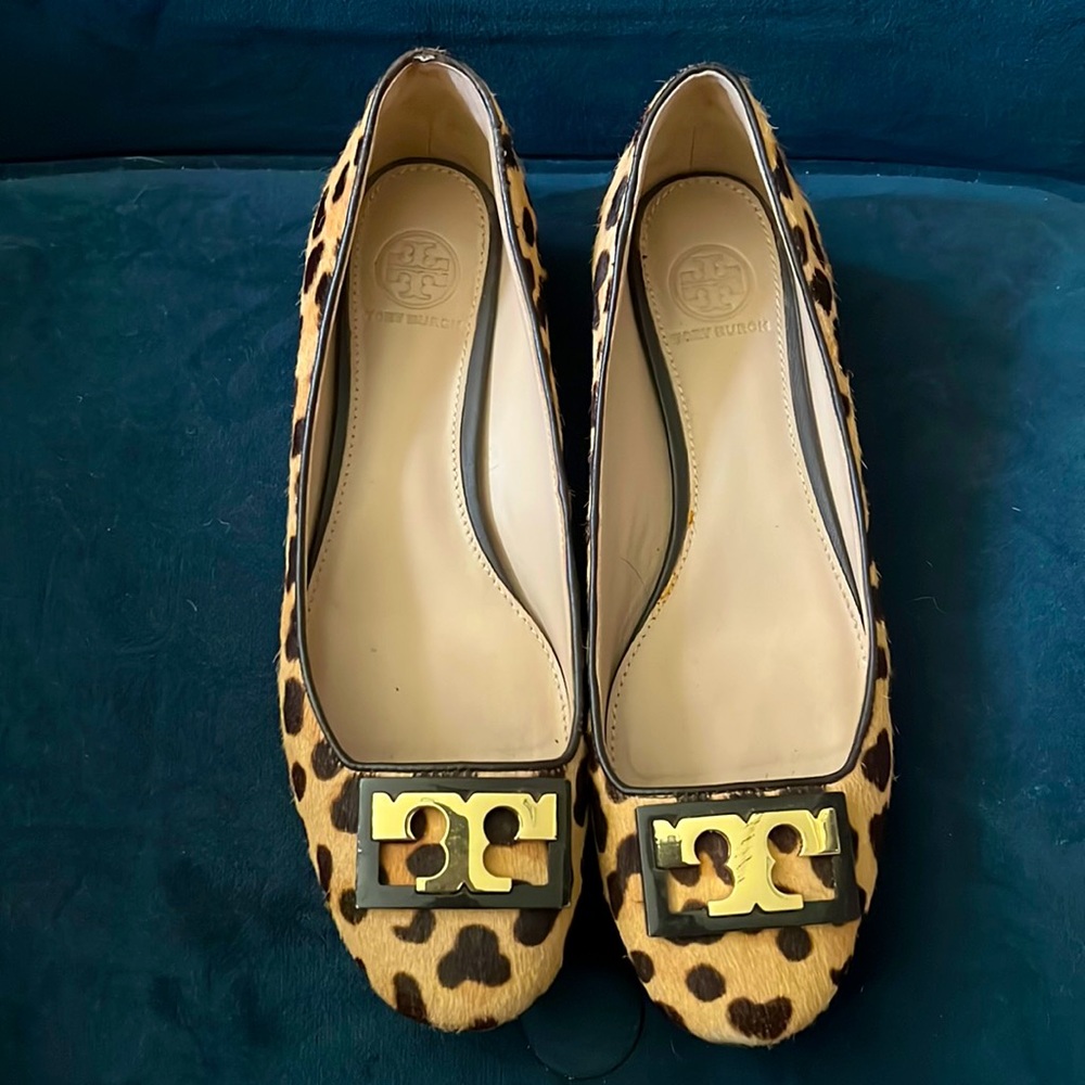 Tory Burch cheetah print pumps
